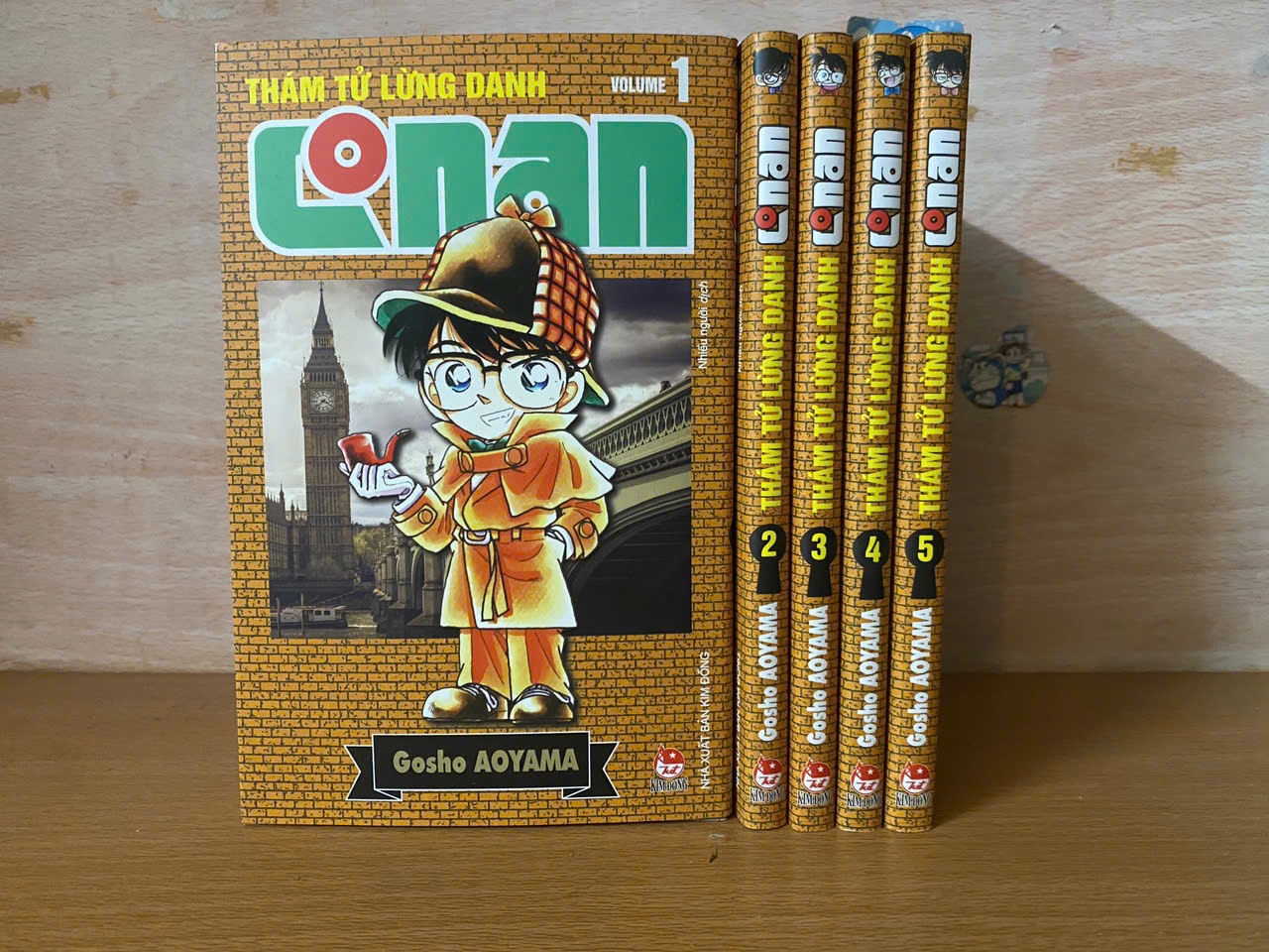 Combo 5 Thám tử lừng danh Conan (bản nâng cấp) tập 1-5