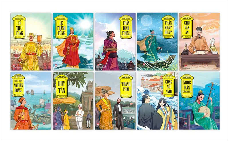 Combo 10 cuốn Tranh truyện lịch sử Việt Nam - phần 4