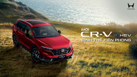Honda Việt Nam chính thức công bố giá bán lẻ đề xuất của mẫu xe CR-V e:HEV mới - phiên bản nâng cấp trên thế hệ thứ 6, chỉ từ 1,17 tỷ đồng