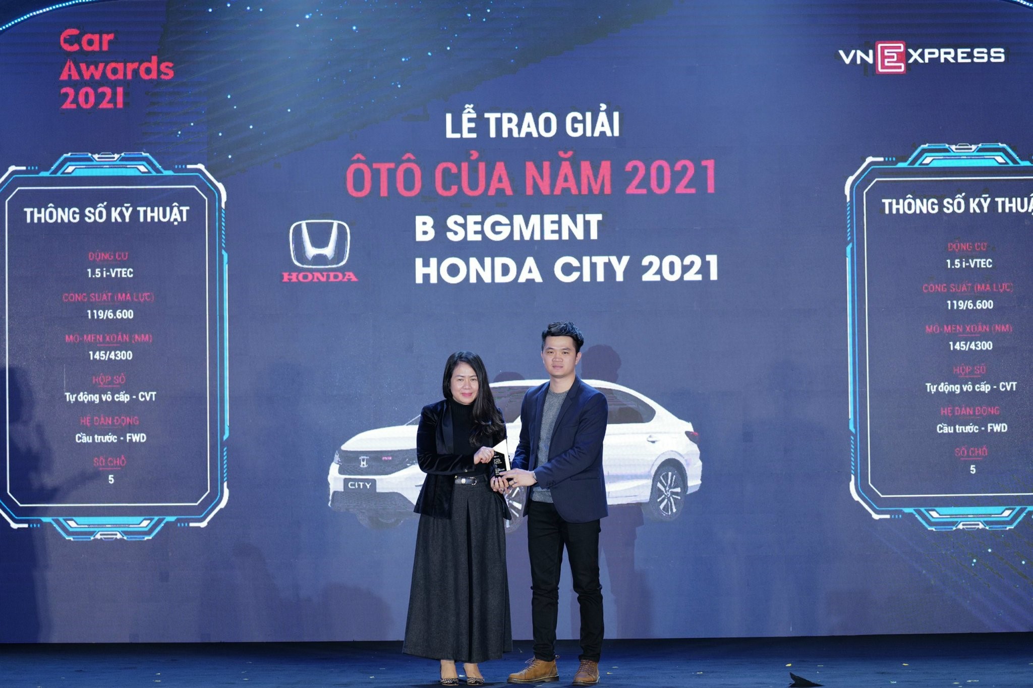 Honda CR-V và Honda City nhận Giải thưởng “Ôtô của năm”