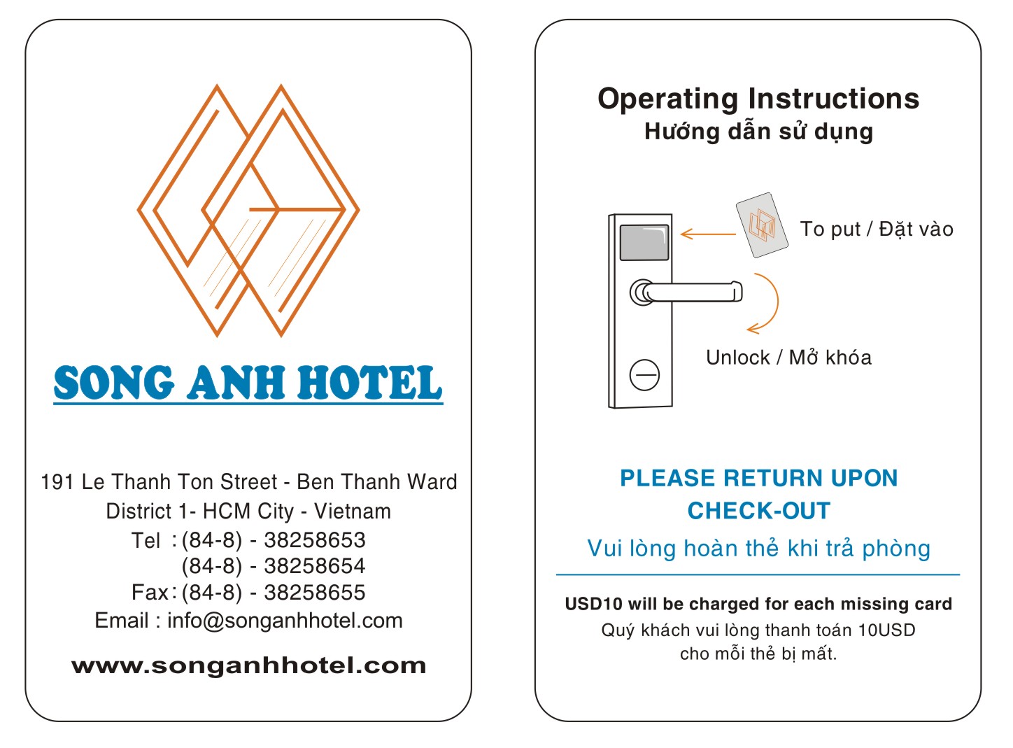 Khách sạn Song Anh - Tp HCM