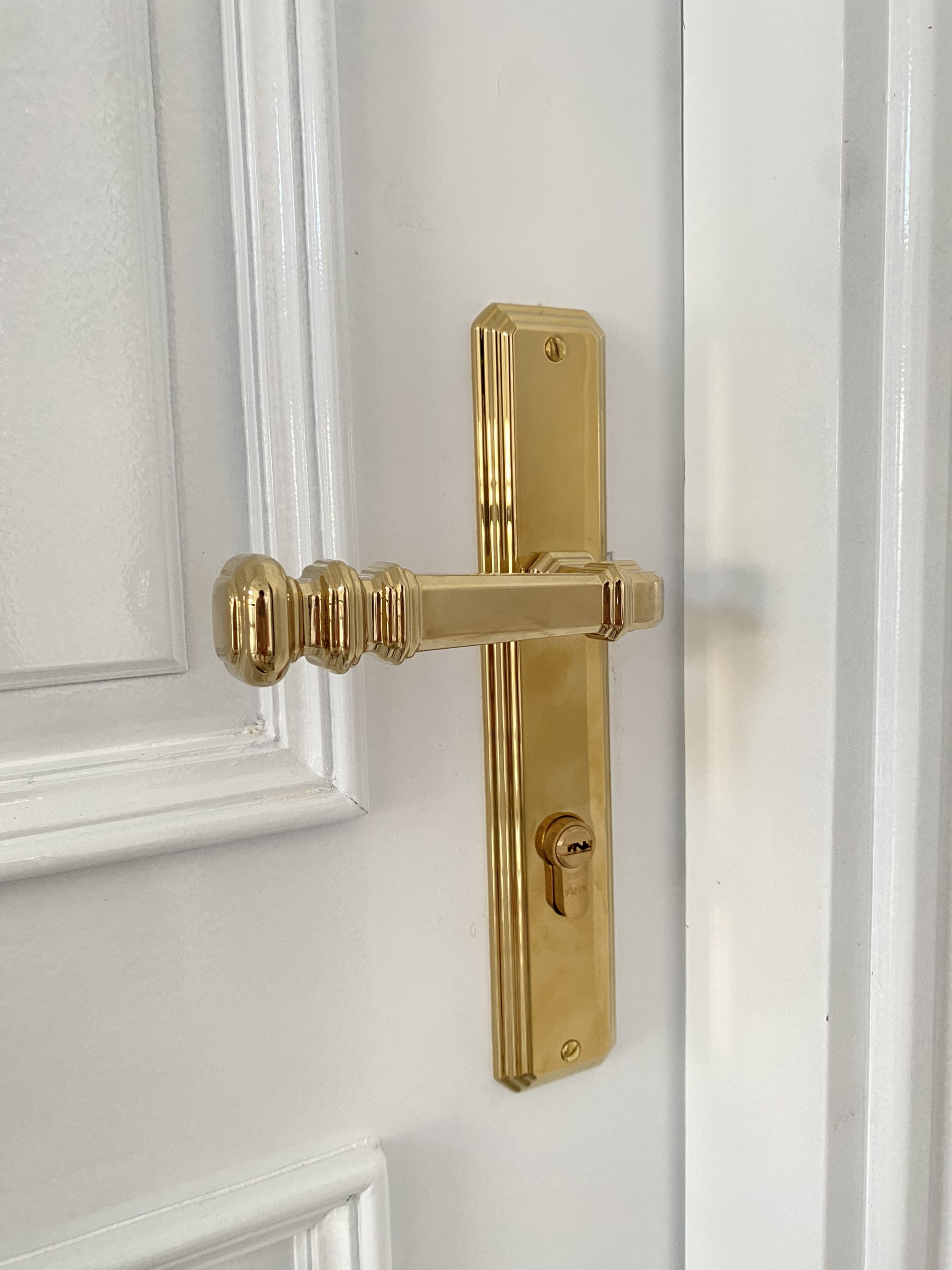 Dự án nhà ở - Khóa tay gạt đồng thau Forme