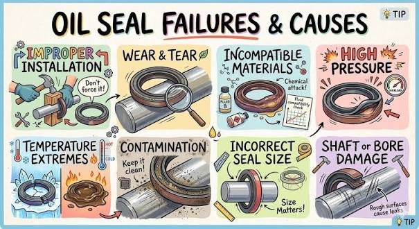 Chọn sai vật liệu Oil Seal gây hậu quả gì? Cách chọn đúng