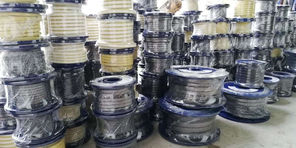 Dây gland packing tết vuông Dây gland packing tết vuông dùng cho stuffing box