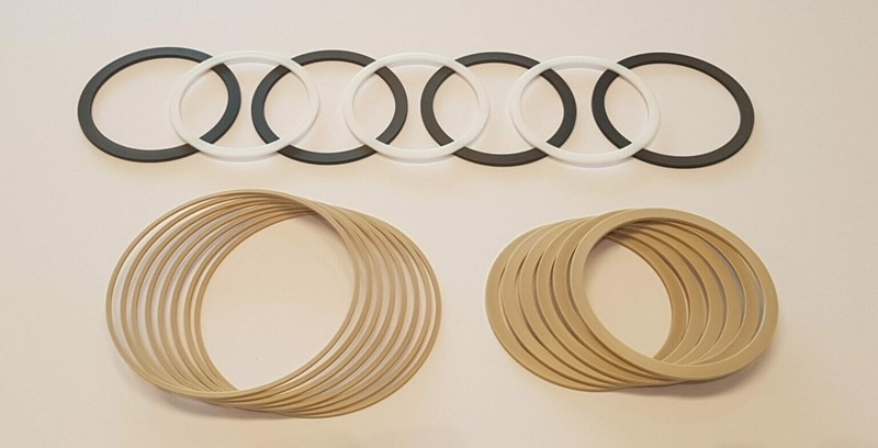 Back-up Ring Uncut dùng kèm O-ring trong hệ thống thủy lực