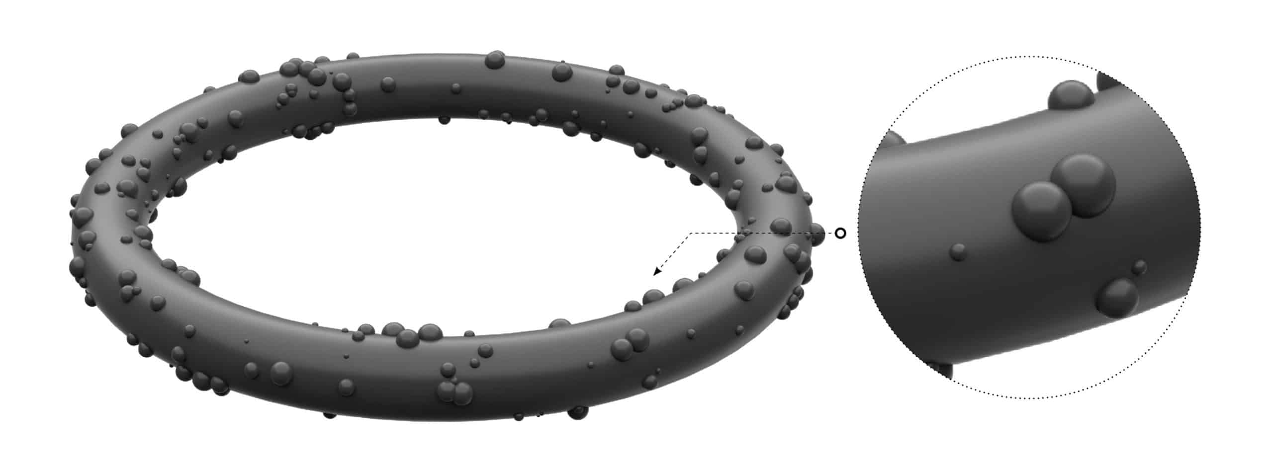 O-ring bị phồng và tăng kích thước do hóa chất