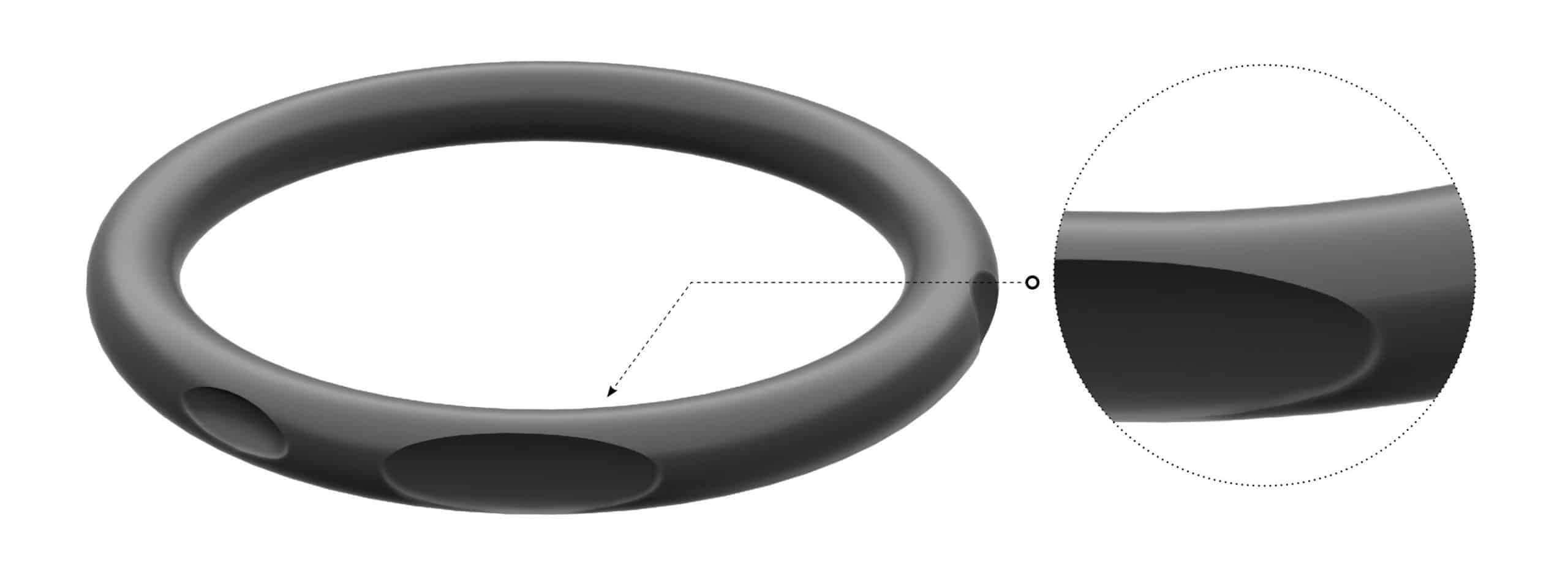 O-ring bị cắt và khía mép do lắp đặt sai