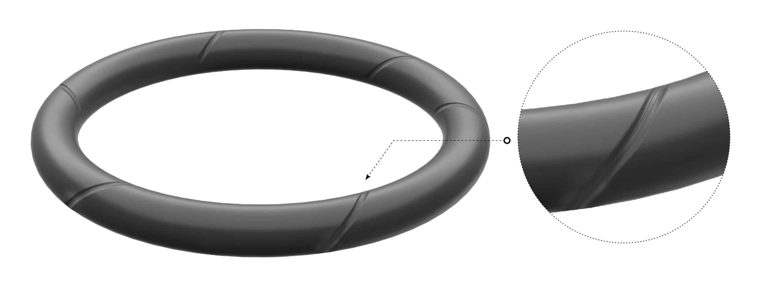 O-ring bị xoắn và có vết cắt chéo dạng spiral failure