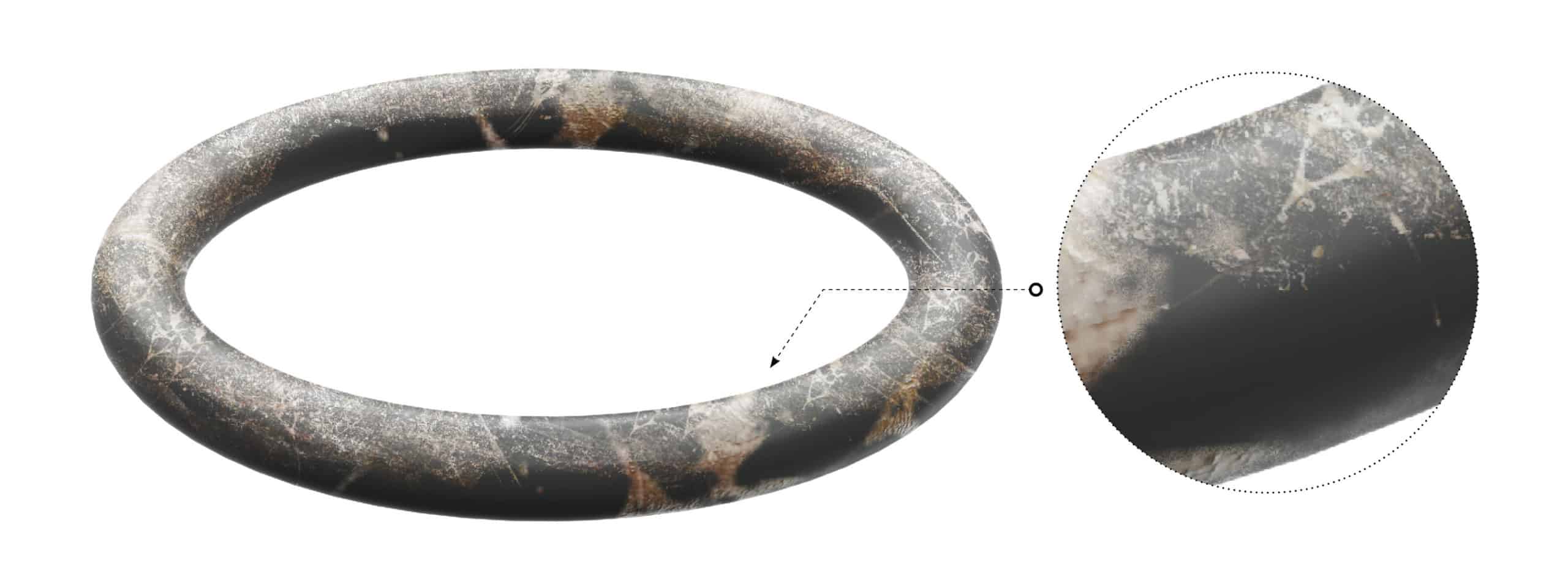 O-ring đổi màu và nứt do tia UV