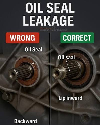 Kiểm tra Oil Seal và bề mặt trục trước khi lắp