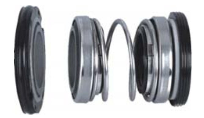 Phớt cơ khí ST4702 mechanical seal 12 đến 50 mm, cấu tạo, vật liệu SiC và bảng kích thước