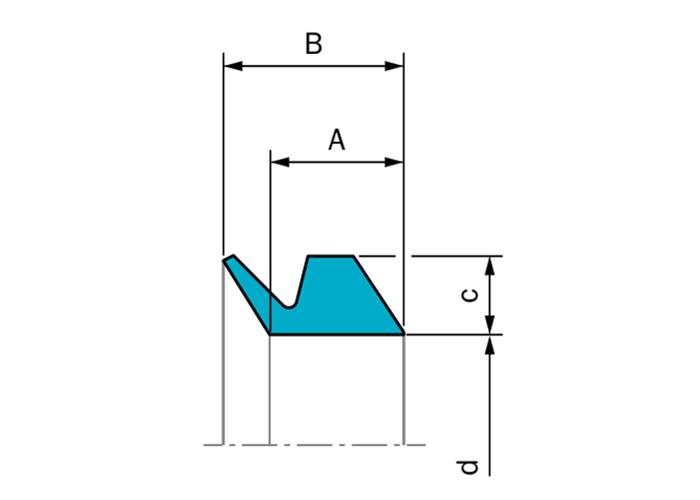 Bản vẽ kích thước V-ring VS Type S