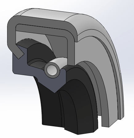 OIL SEAL NBR 72X140X12 SA