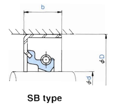 OIL SEAL NBR 90X110X15 SB