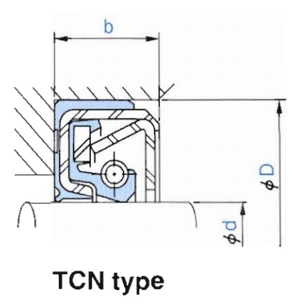OIL SEAL NBR 60X82X12 TCN