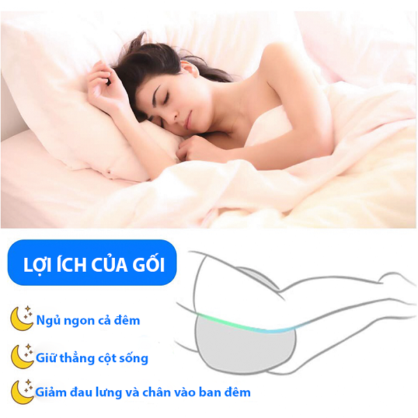 Lợi ích của việc kê gối vào giữa hai chân của bạn trong khi ngủ