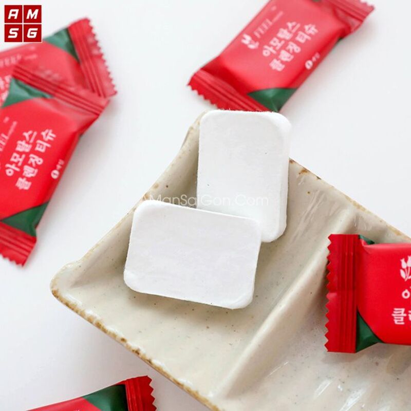 Khăn nén hình khối vuông/chữ nhật