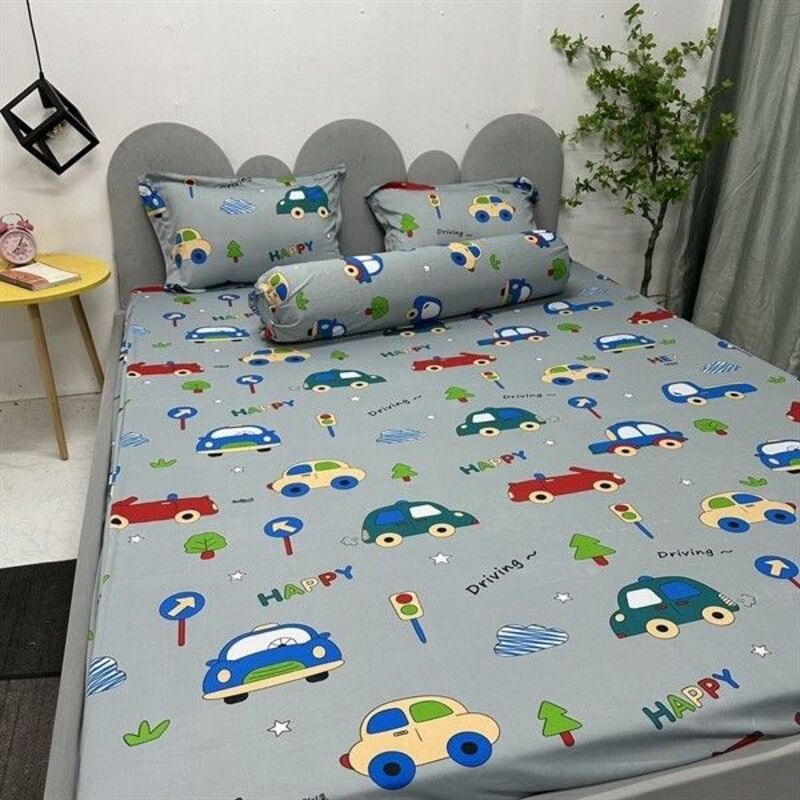 Mẫu 1 chăn ga hình xe ô tô