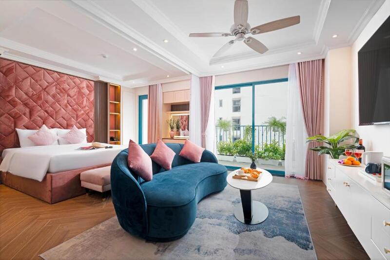 Sự phối hợp màu sắc của Pavillon rất sáng tạo