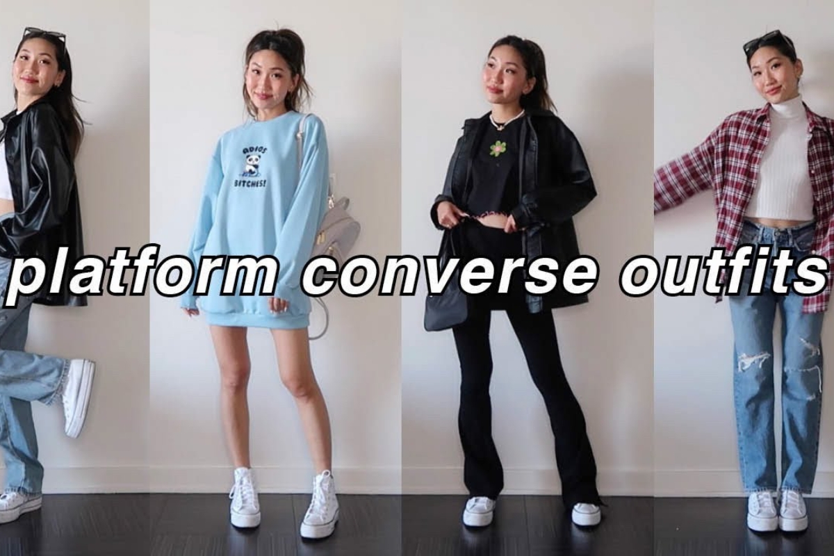 Phối đồ với giày Converse cho nữ giới