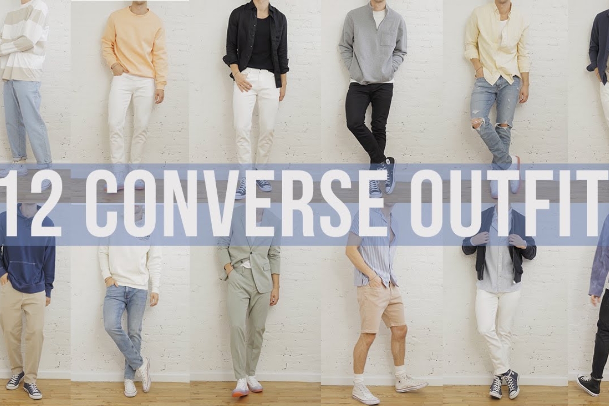 Phối đồ với giày Converse cho nam giới