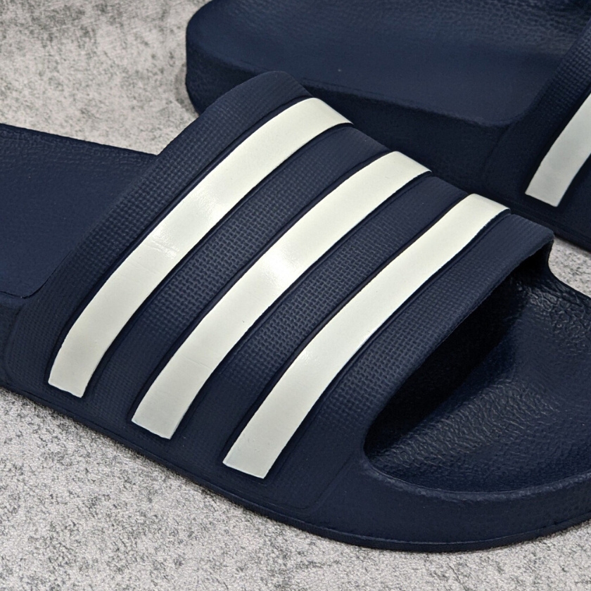 Navy Blue Adidas Adidas Adilette Aqua Slide Sandal Dép Adidas