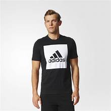 adidas-t-shirt-essential-big-logo-black