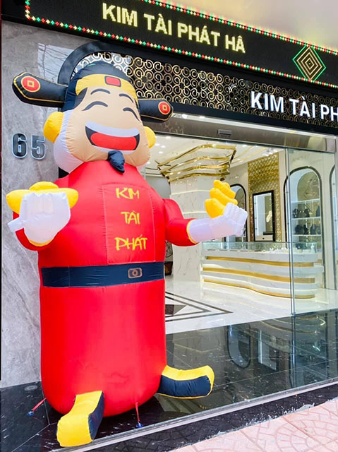 Rối Hơi Thần Tài Kim Tài Phát. Địa Chỉ Sản Xuất Rối Hơi Thần Tài Giá Rẻ