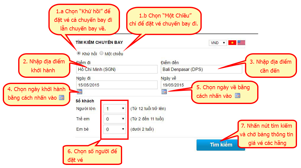 Hướng dẫn book vé máy bay
