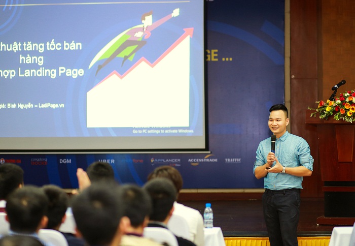 Ông Bình Nguyễn – CEO Bình Minh Việt – Admin Congdongisocial chia sẻ về “Vai trò và cách tối ưu landing page để gia tăng hiệu quả cho chiến dịch marketing online”