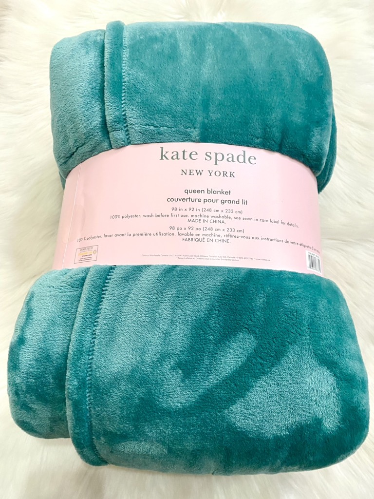 KATE SPADE - QUEEN BLANKET (MỀN XANH LỤC BẢO 248cm x 233cm)