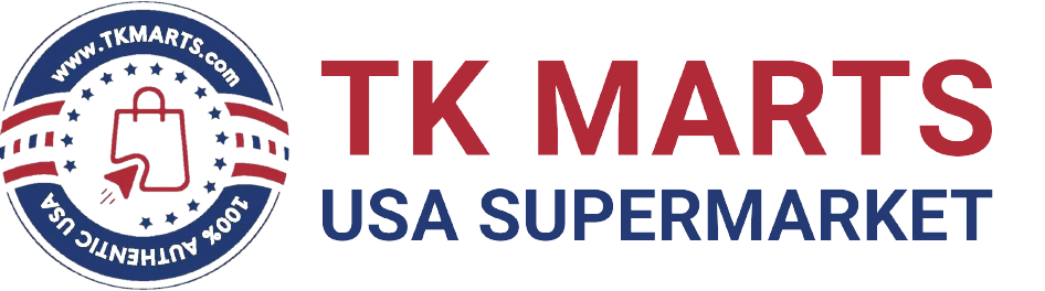 logo TK Marts - USA Supermarket