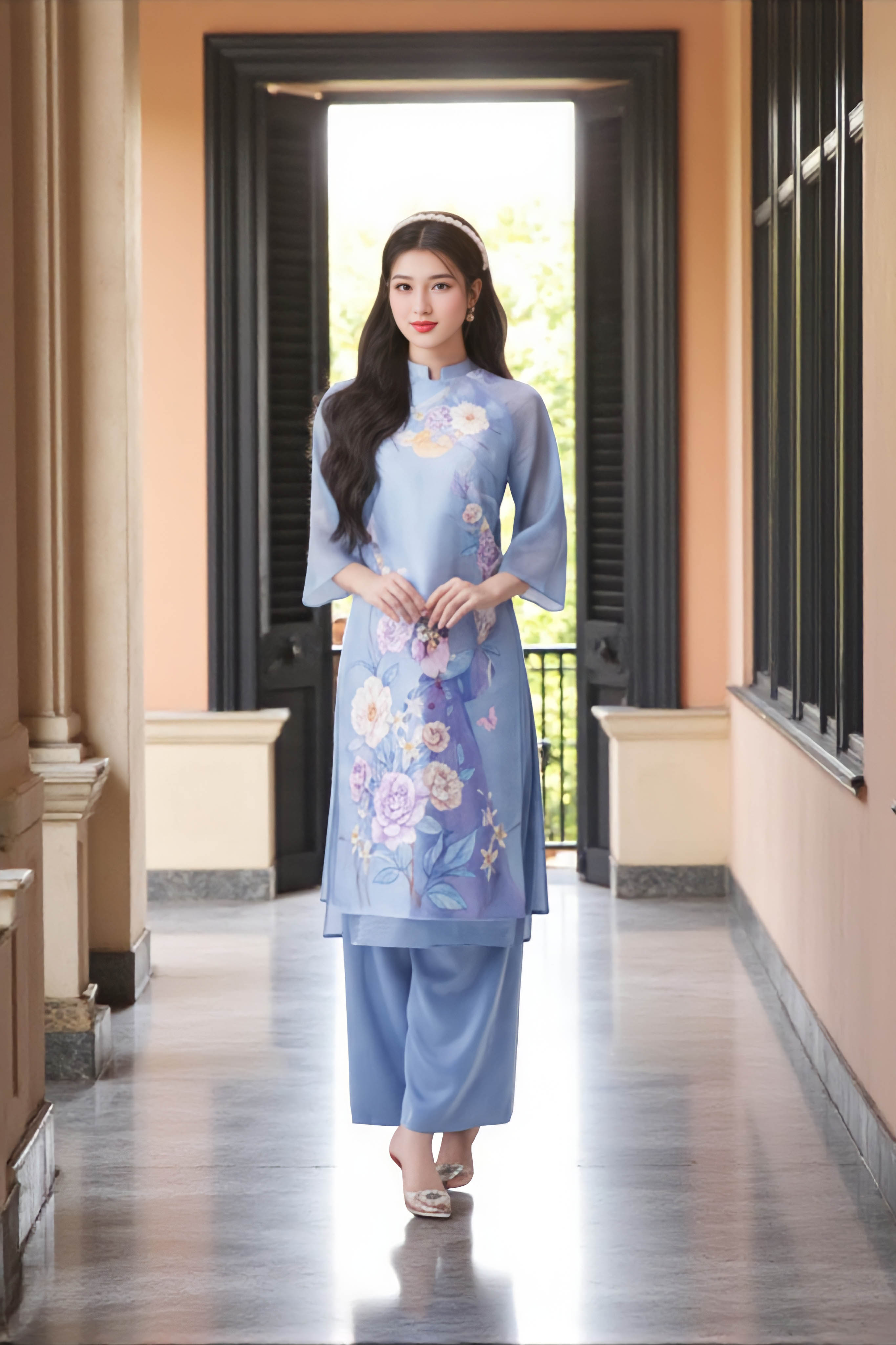 Set áo dài Bích Gia