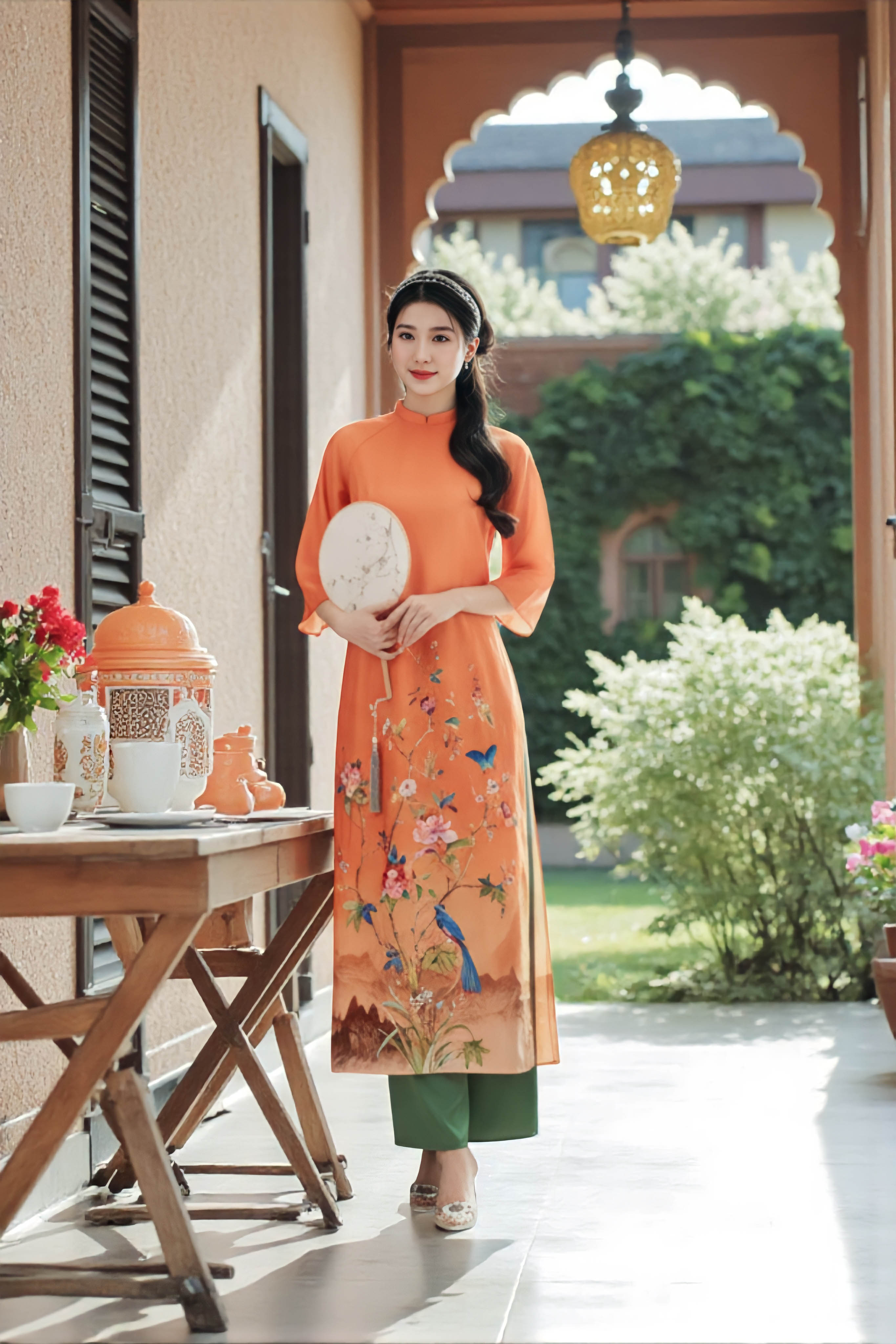 Set áo dài Nhã Liên