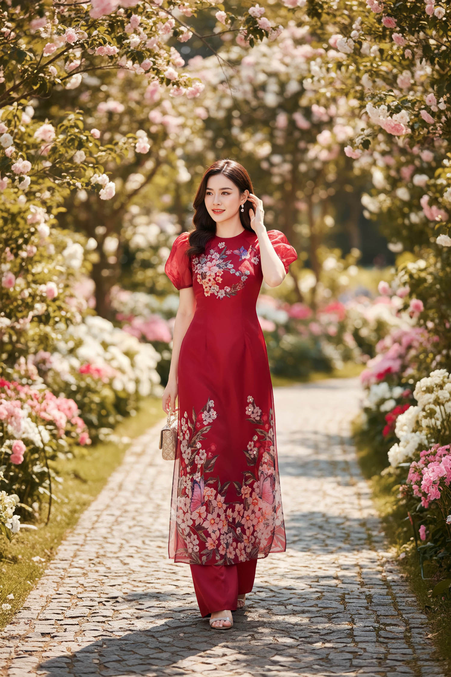 Set áo dài Hồ Điệp