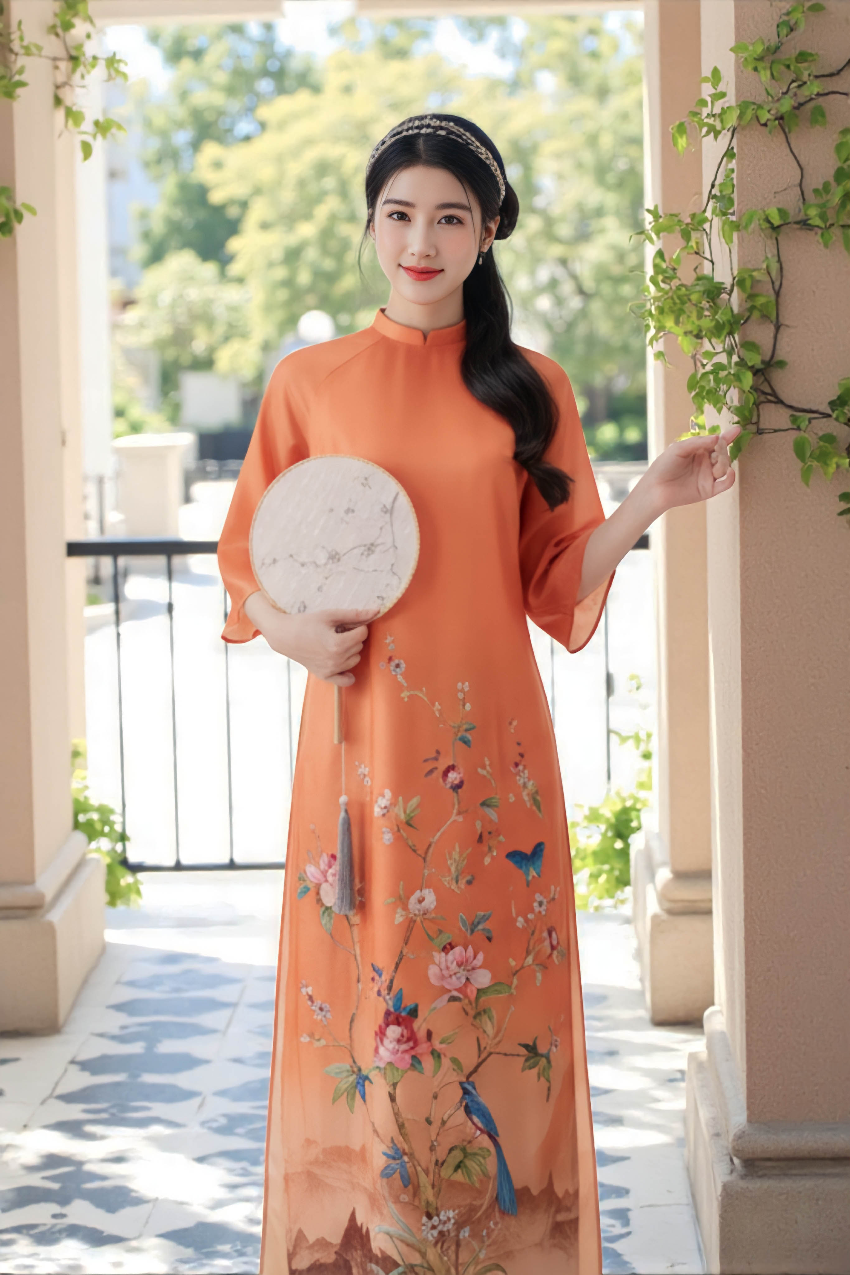 Set áo dài Nhã Liên