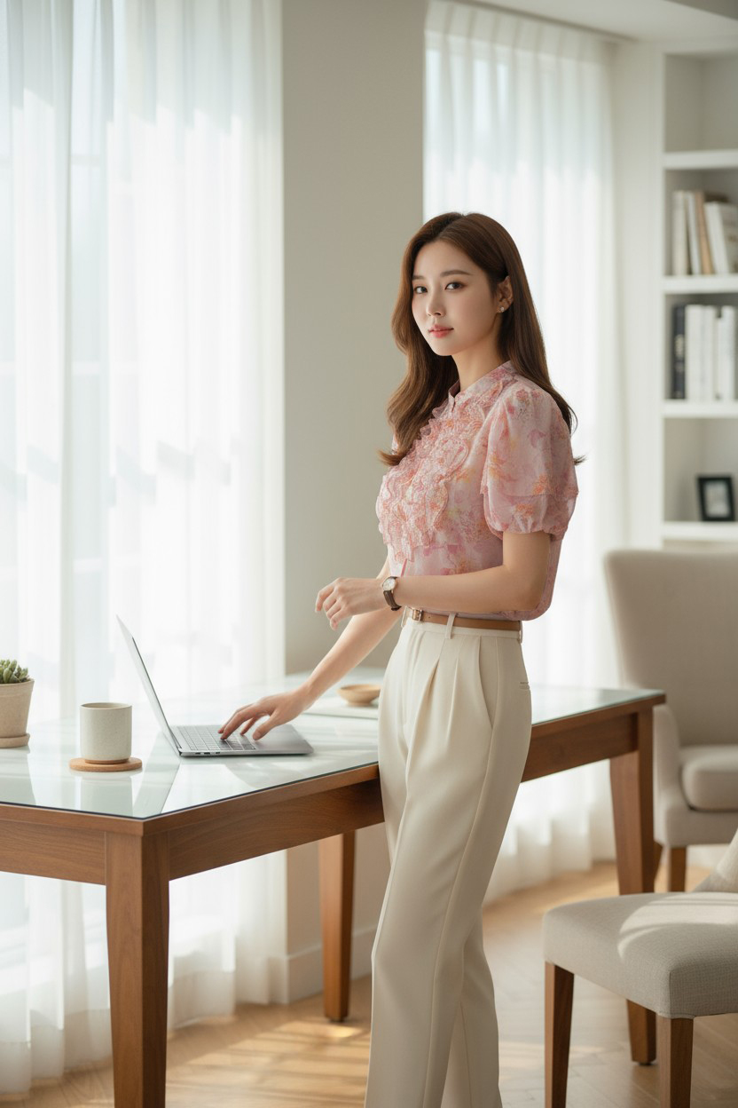 Áo sơ mi bèo ngực