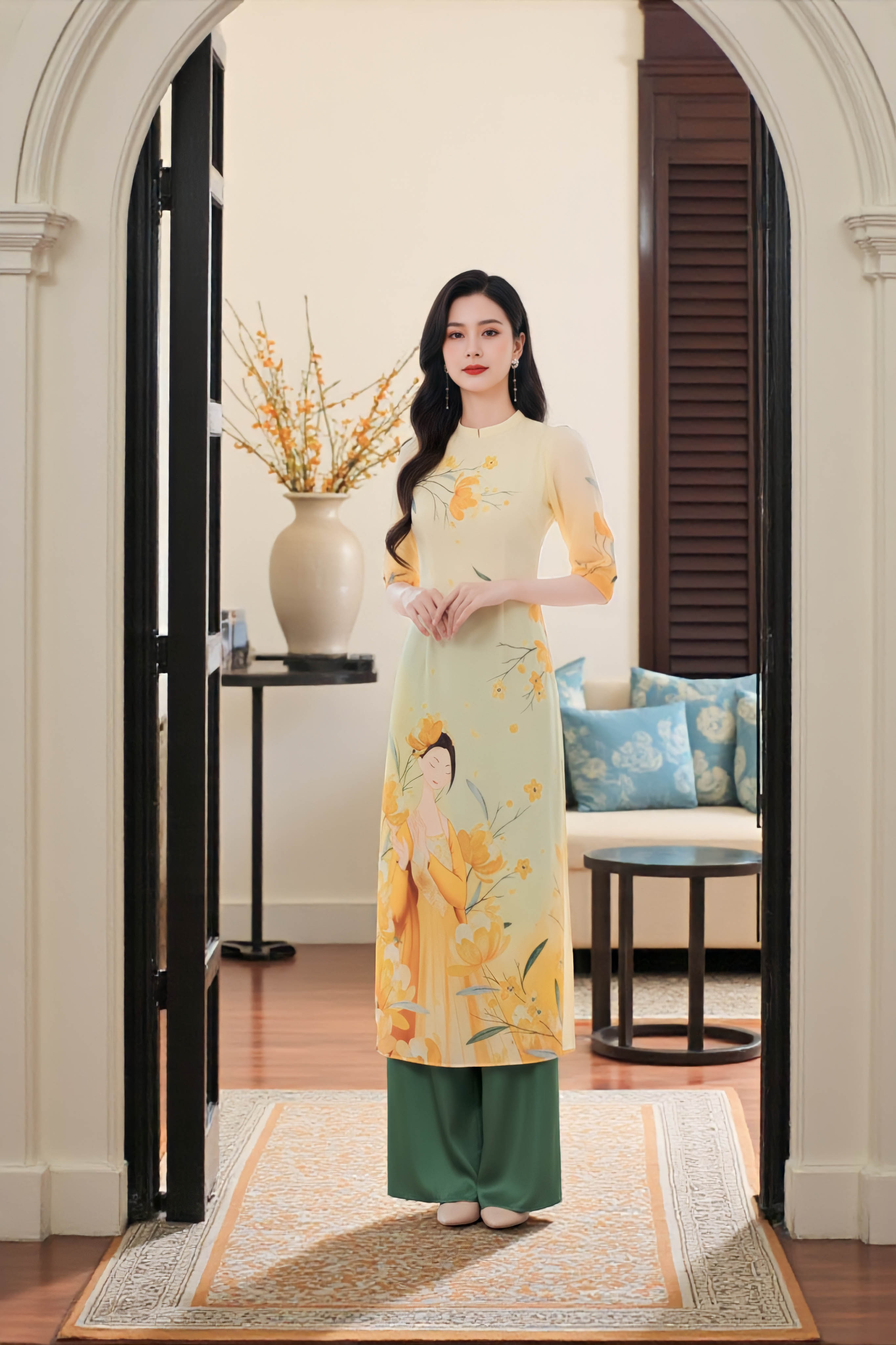 Set áo dài Hy Yên