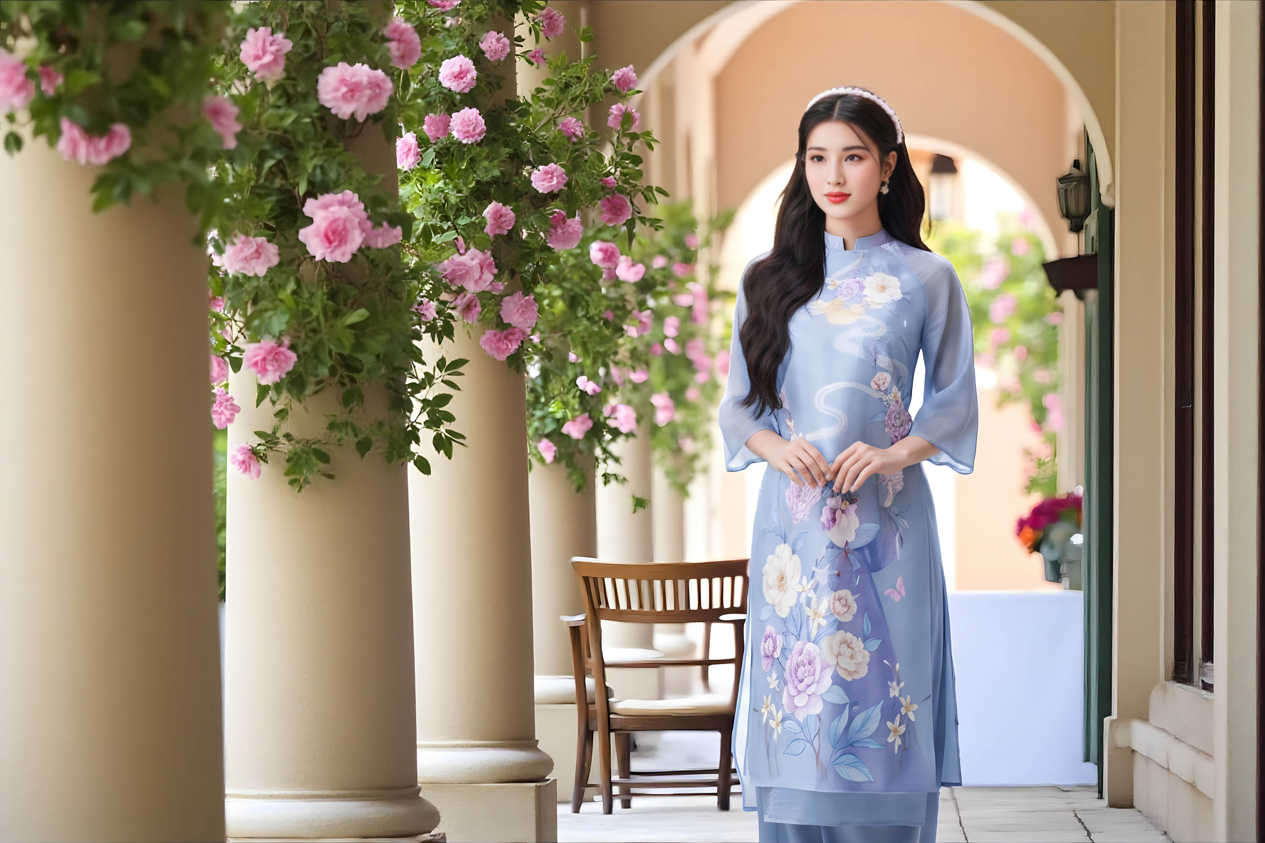 Set áo dài Bích Gia