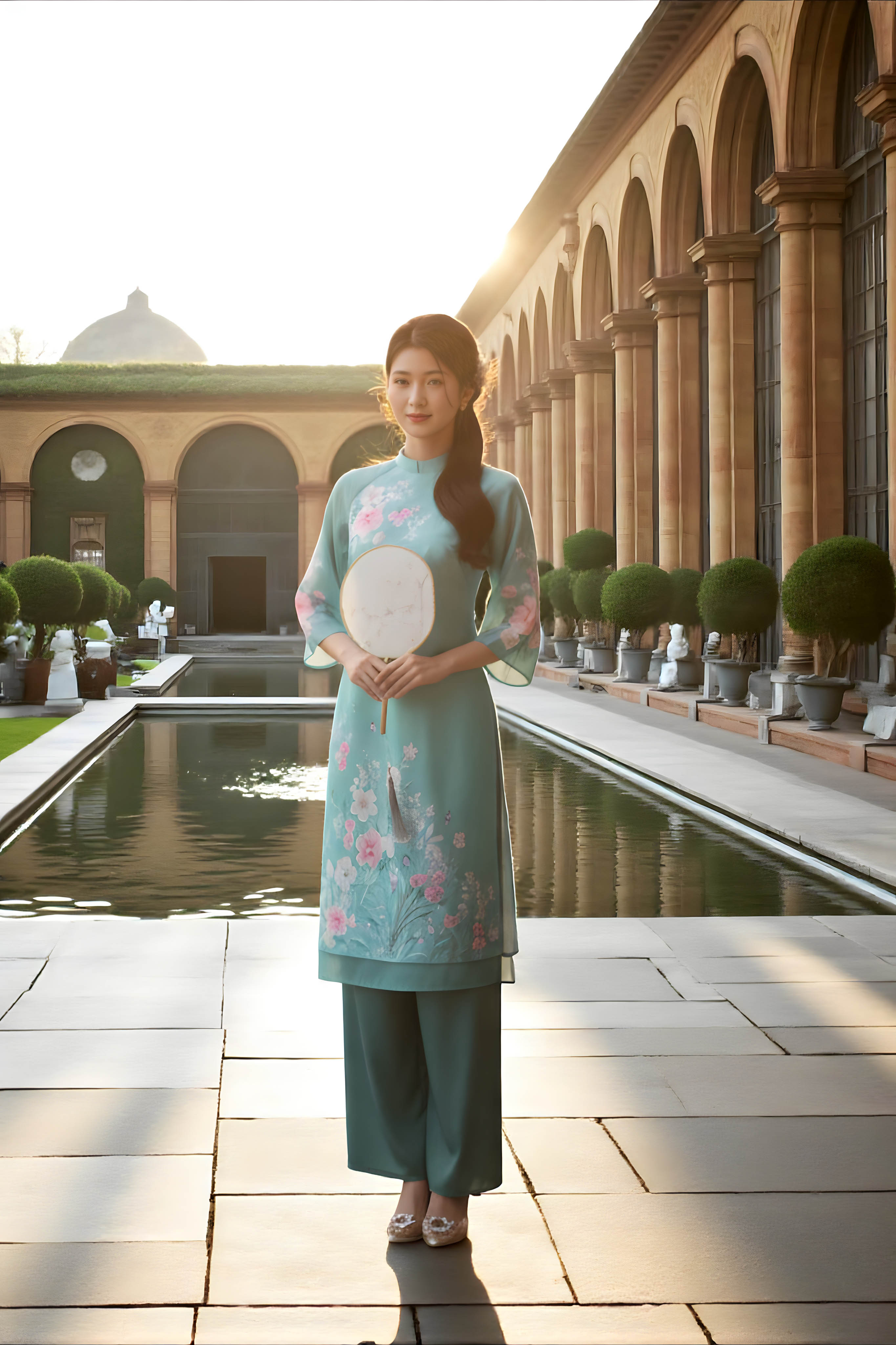 Set áo dài Văn Nhã