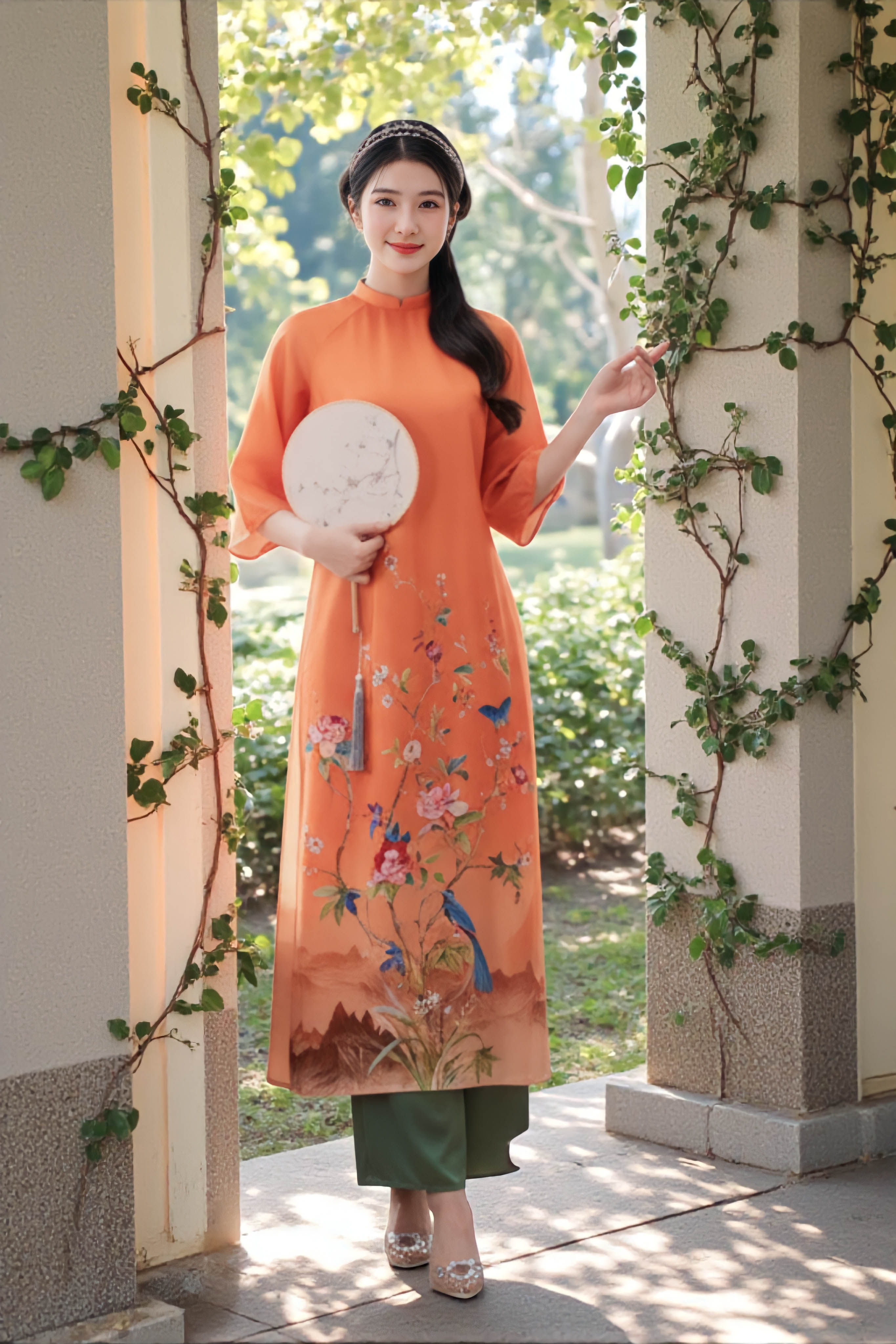 Set áo dài Nhã Liên