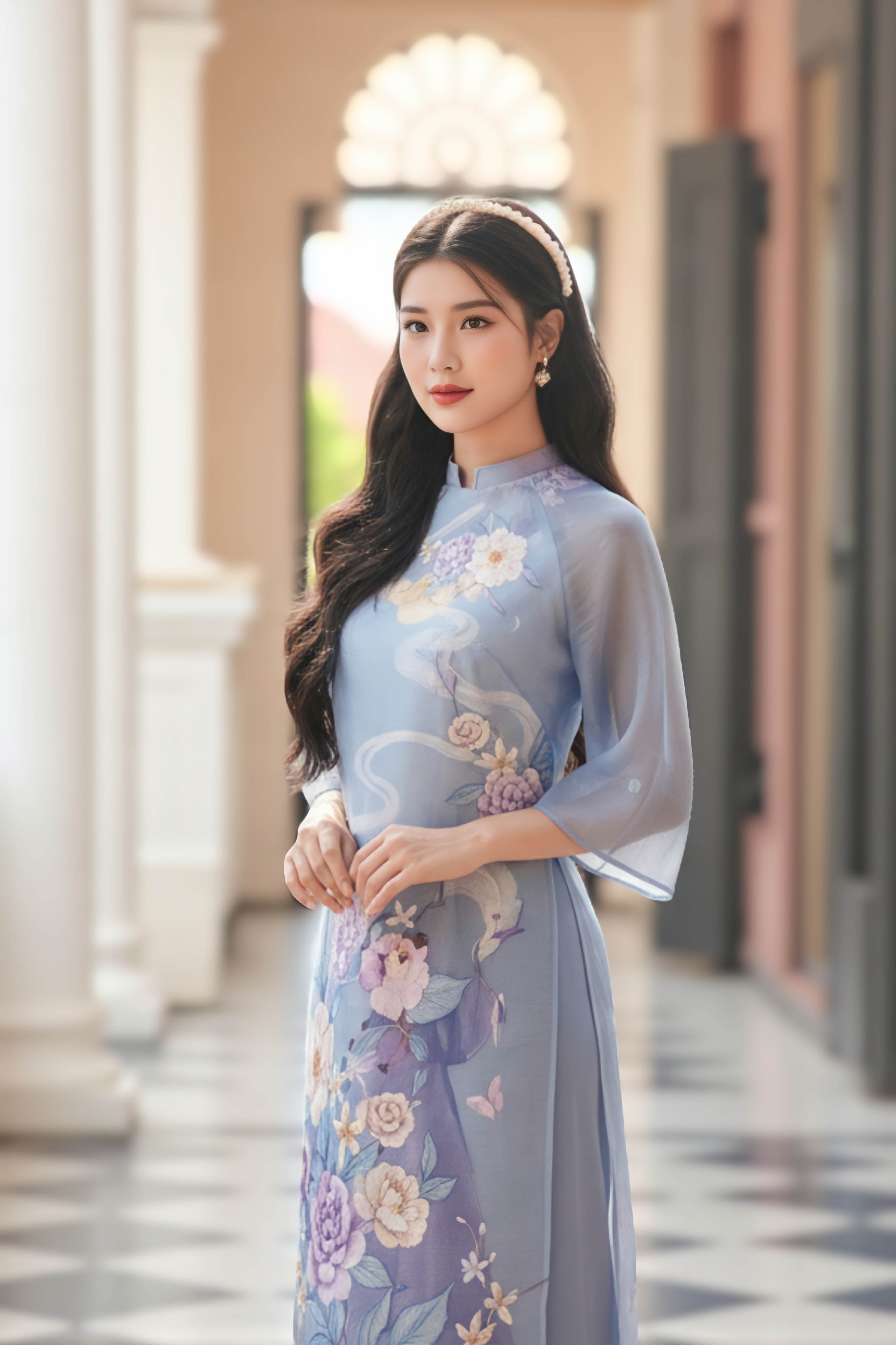 Set áo dài Bích Gia