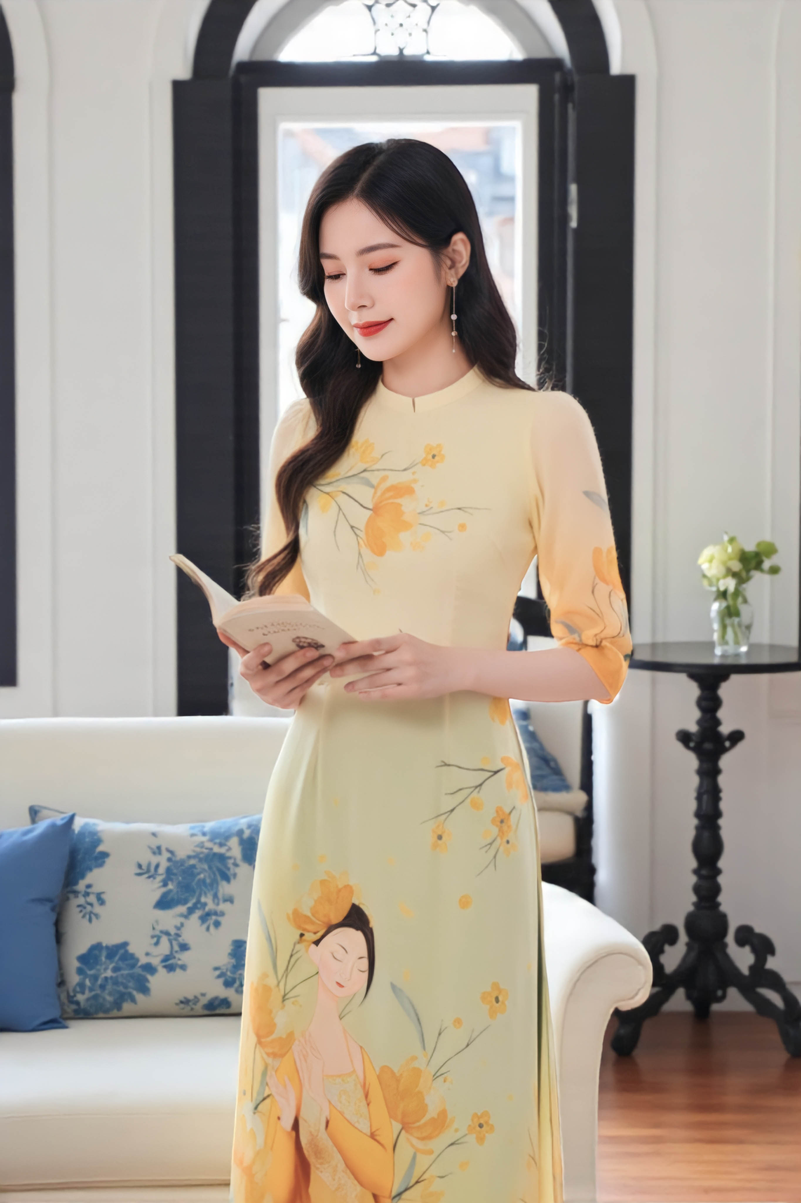 Set áo dài Hy Yên