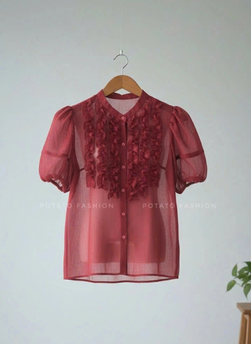 Áo sơ mi bèo ngực