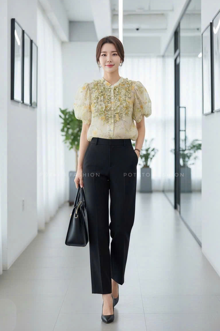 Áo sơ mi bèo ngực