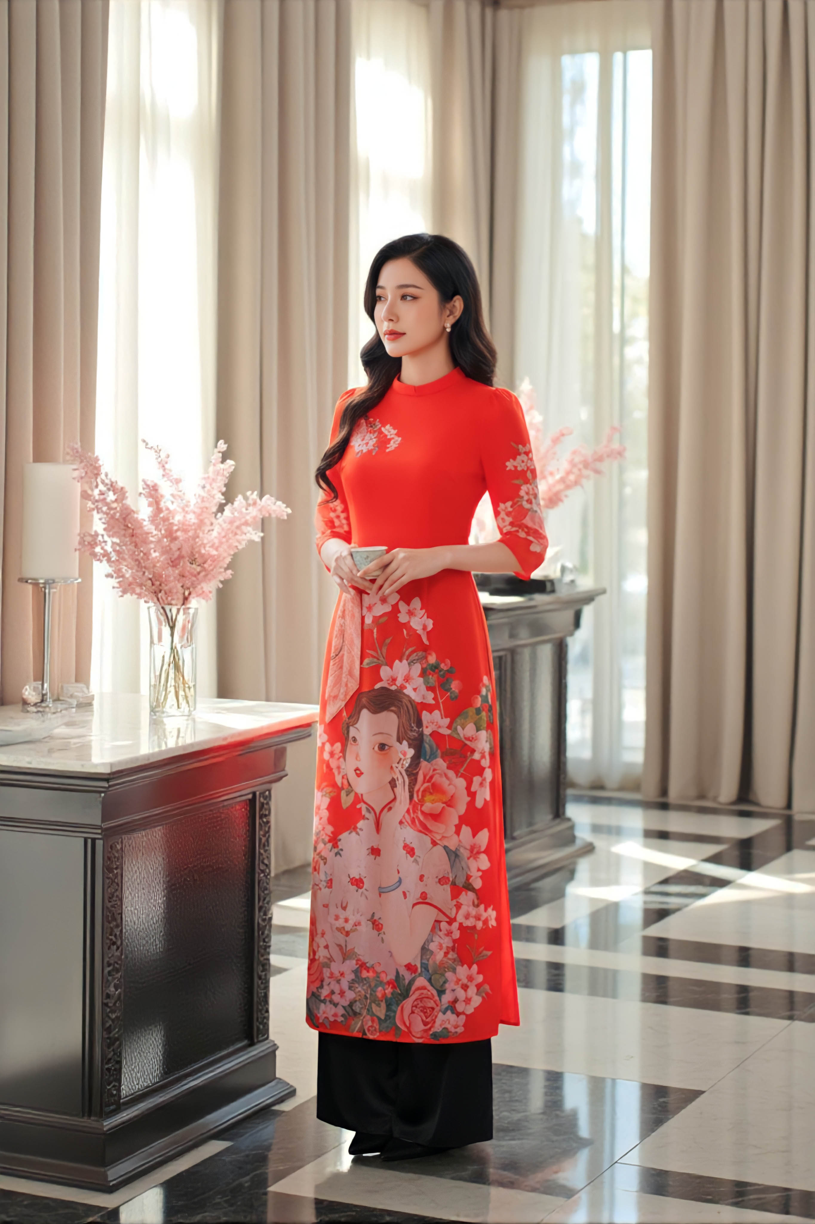 Set áo dài Ngự Sắc