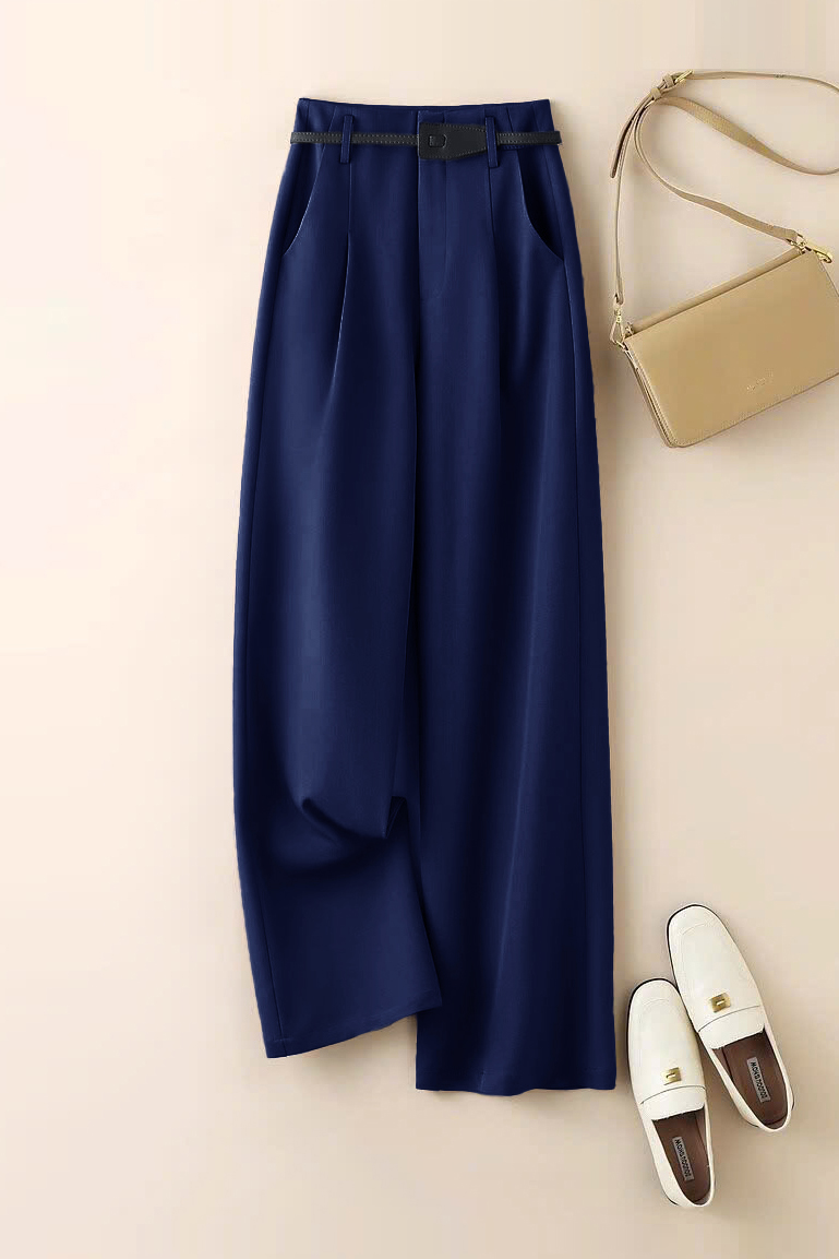 Quần suông túi chéo ly trước