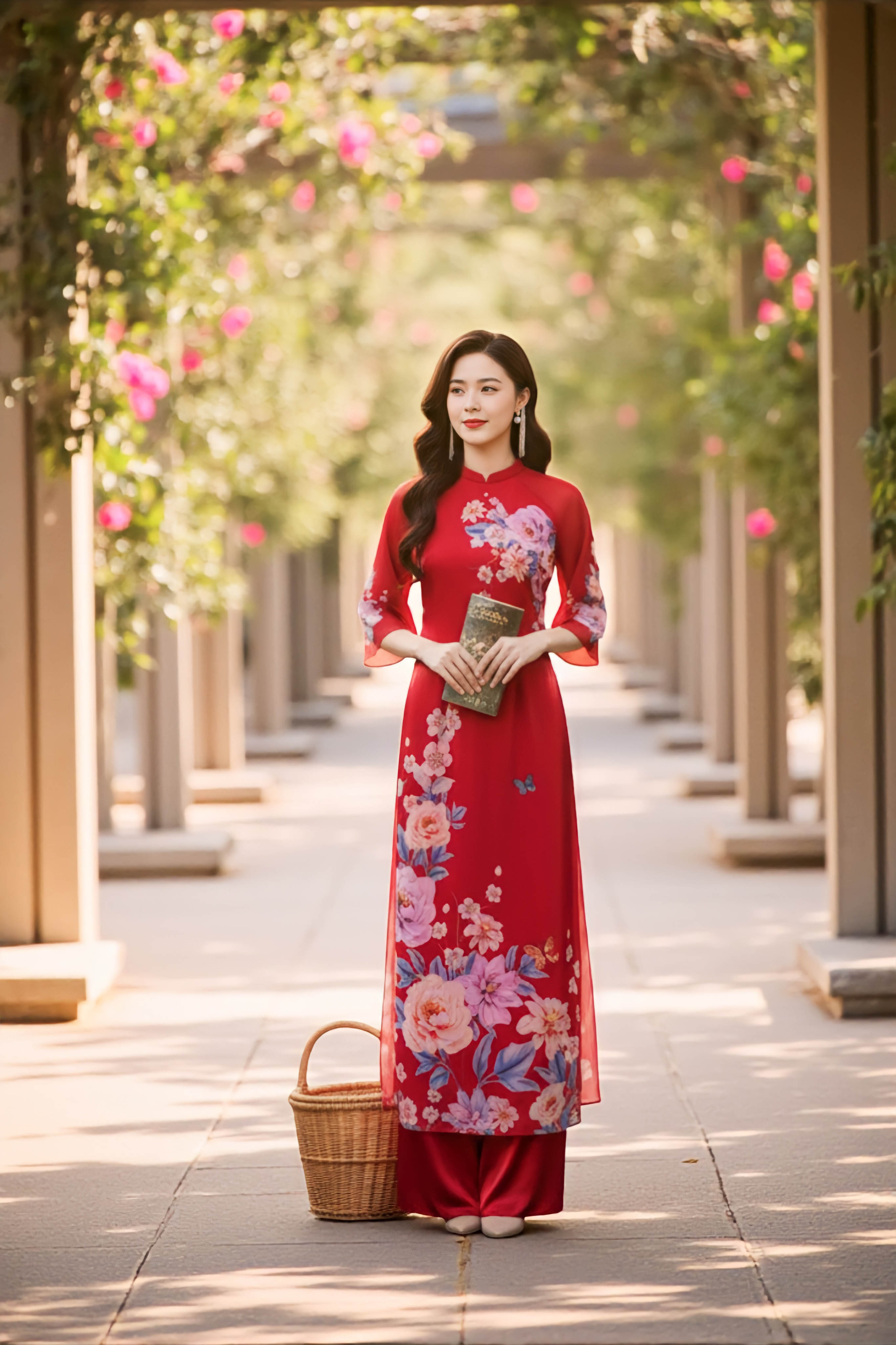 Áo dài Nhật Hoa