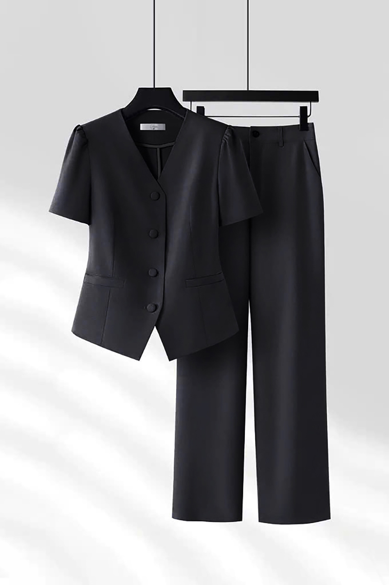 Set áo giả vest & Quần âu