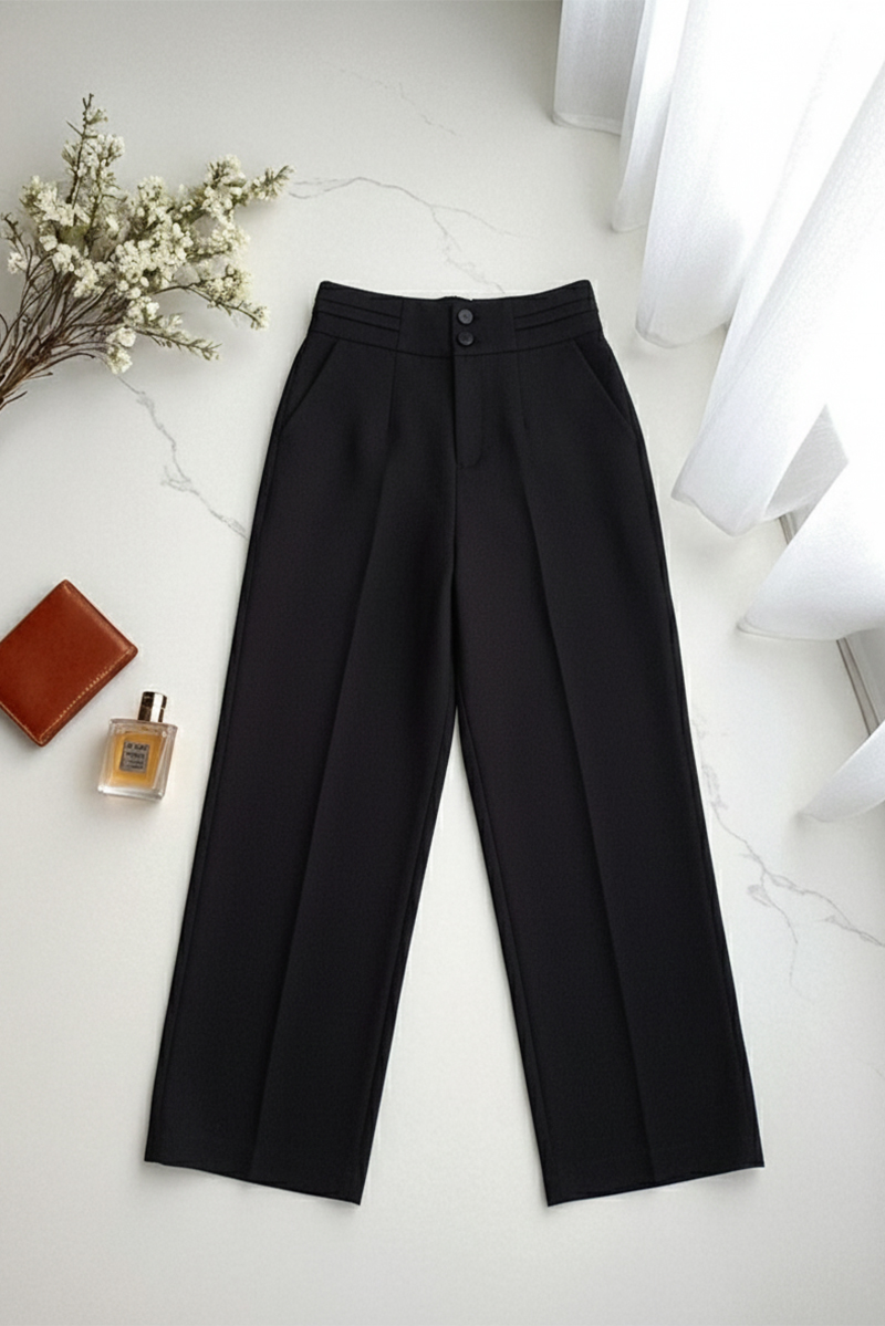 Quần suông hai cúc